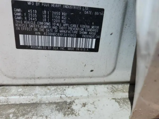 2015 SUBARU LEGACY 2.5I PREMIUM  