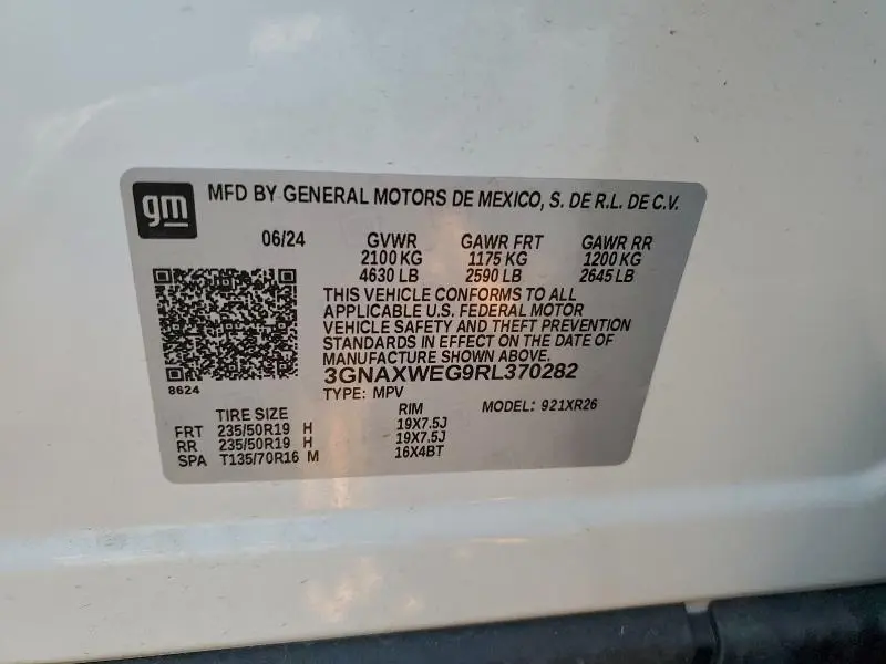 2024 CHEVROLET EQUINOX RS  