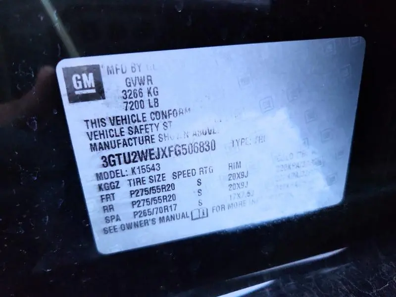 2015 GMC SIERRA K1500 DENALI  