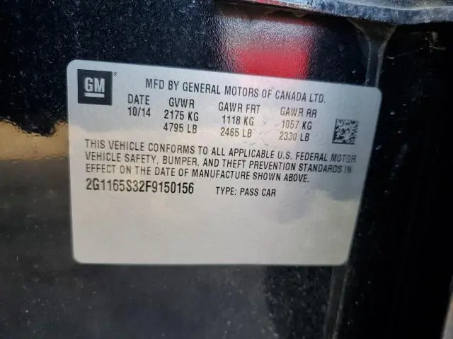 2015 CHEVROLET IMPALA LTZ  