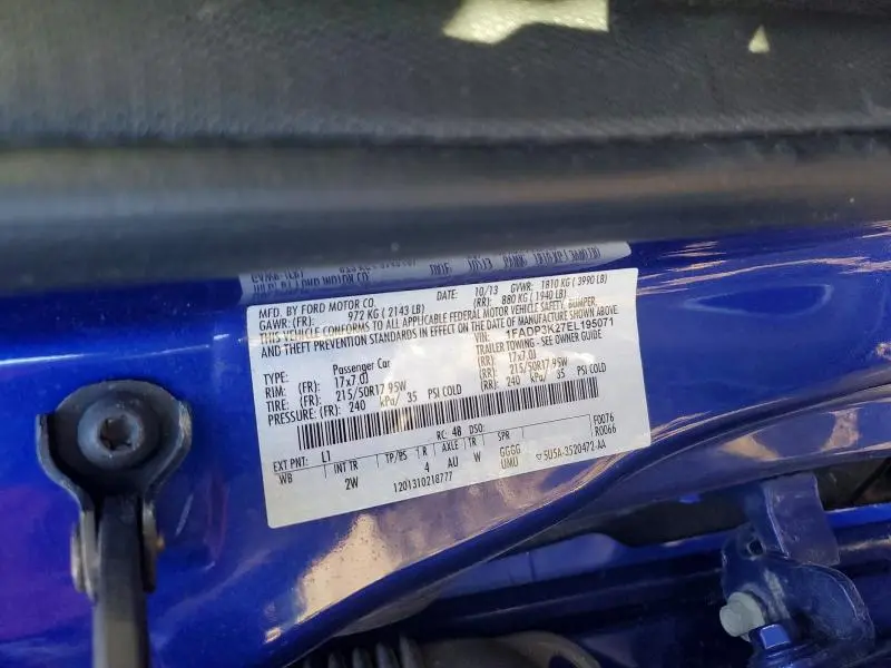 2014 FORD FOCUS SE  