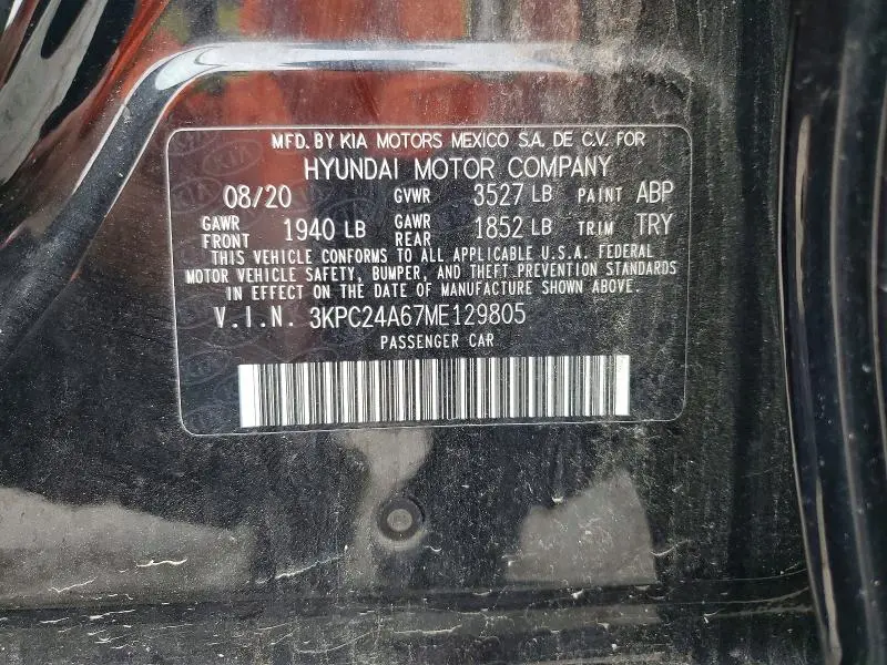 2021 HYUNDAI ACCENT SE  