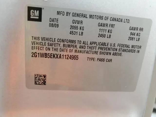2010 CHEVROLET IMPALA LT  