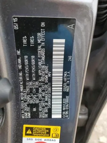2015 TOYOTA HIGHLANDER XLE  
