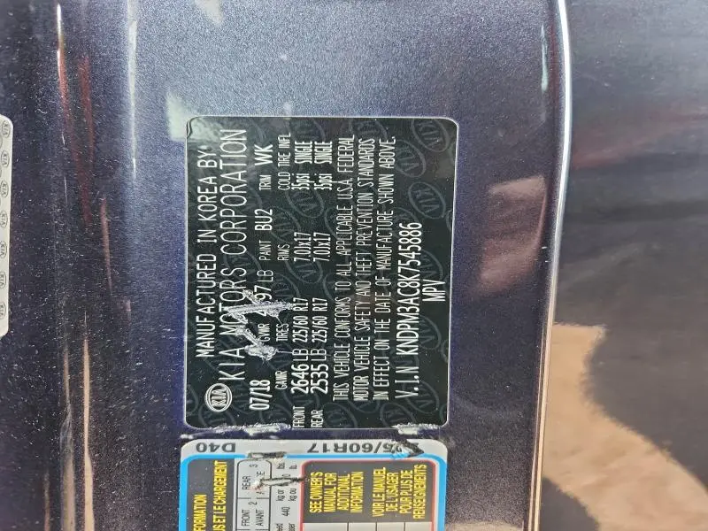 2019 KIA SPORTAGE LX  