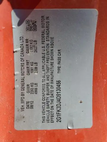 2013 CHEVROLET CAMARO 2SS  