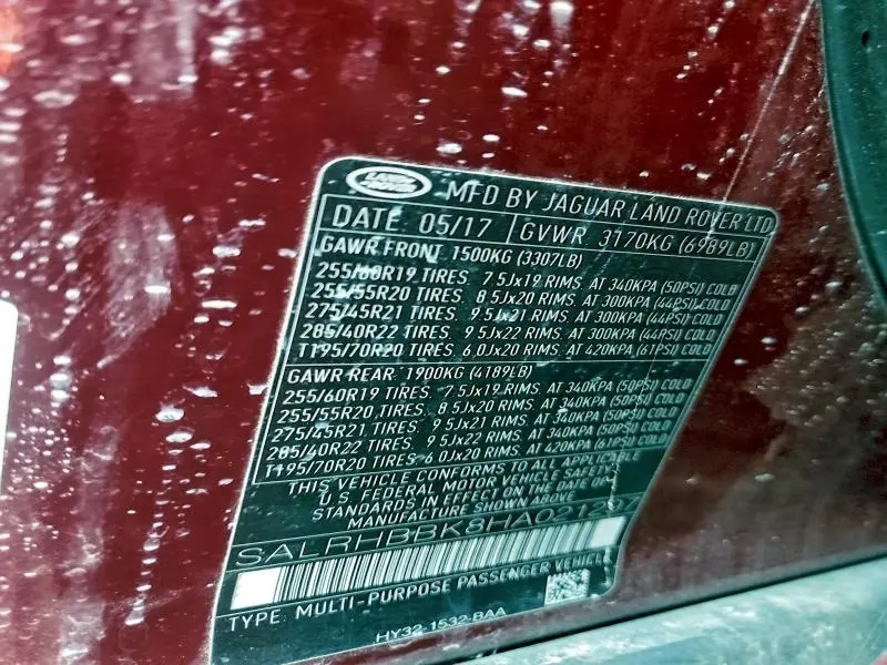 2017 LAND ROVER DISCOVERY HSE LUXURY  