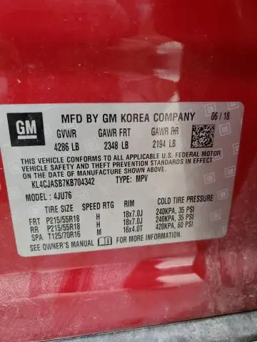 2019 BUICK ENCORE PREFERRED  