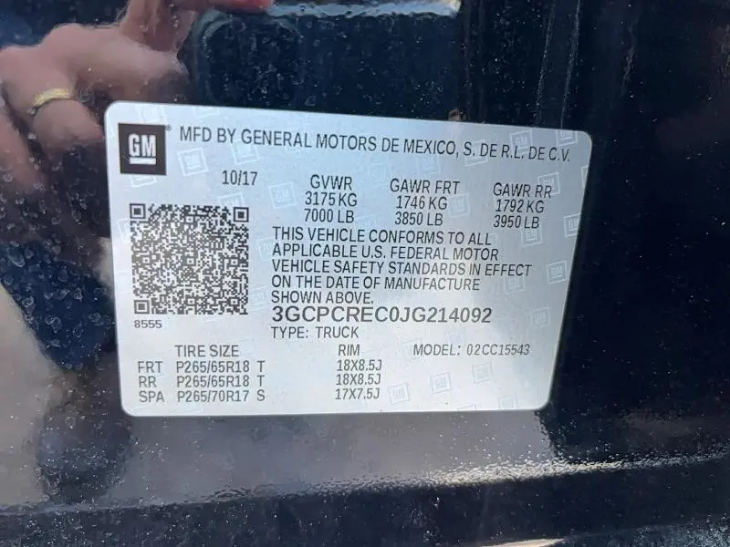 2018 CHEVROLET SILVERADO C1500 LT  