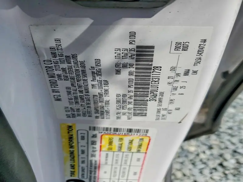 2014 FORD FUSION SE HYBRID  