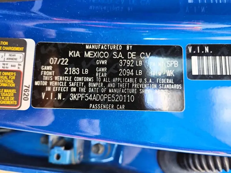 2023 KIA FORTE GT LINE  