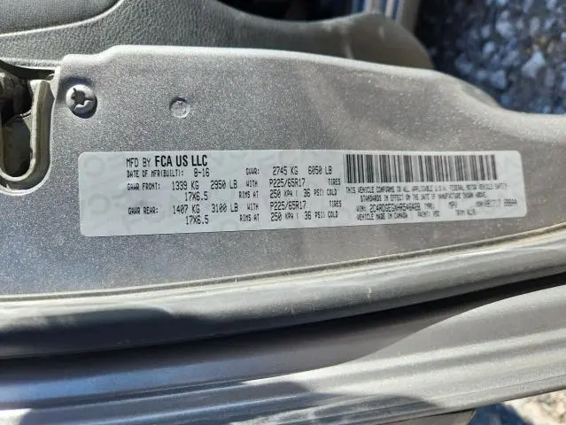 2017 DODGE GRAND CARAVAN GT  