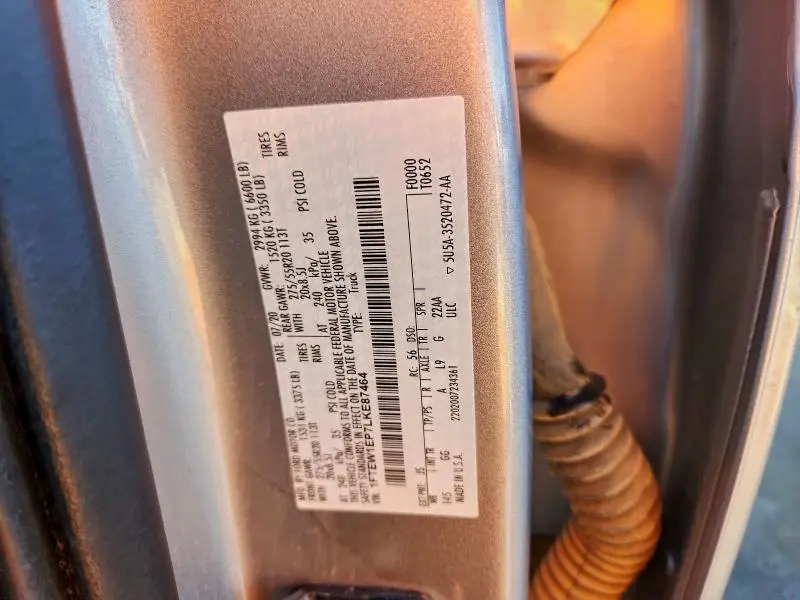 2020 FORD F150 SUPERCREW  