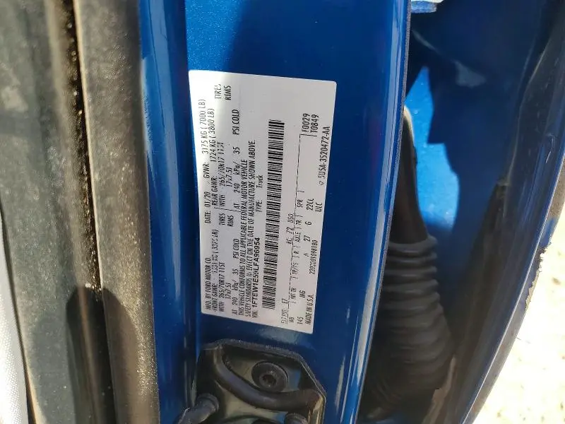 2020 FORD F150 SUPERCREW  