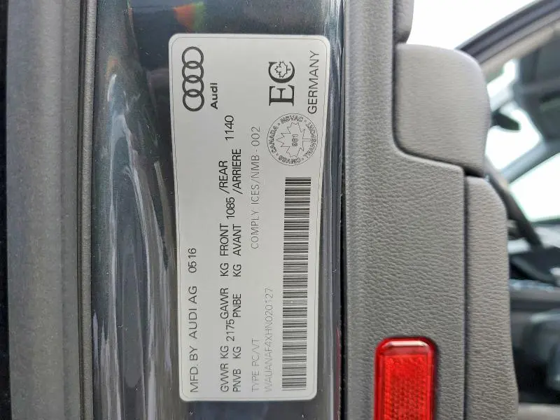 2017 AUDI A4 PREMIUM  