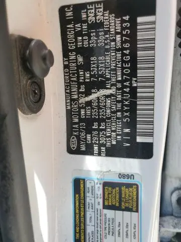 2014 KIA SORENTO EX  