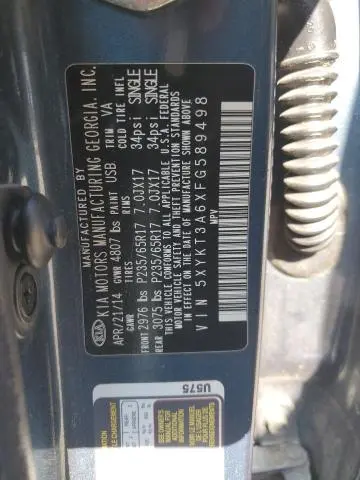 2015 KIA SORENTO LX  