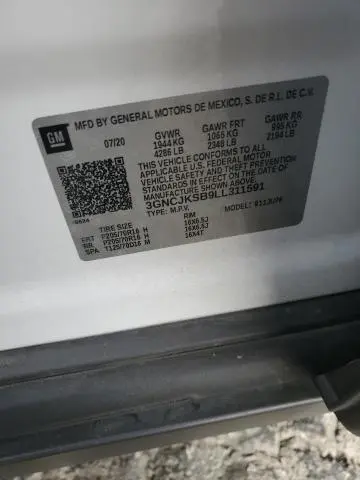 2020 CHEVROLET TRAX LS  