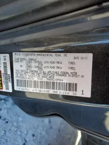 2018 TOYOTA TACOMA ACCESS CAB