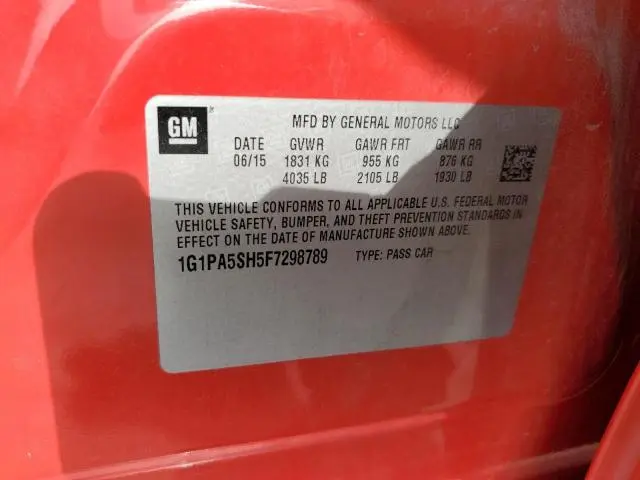 2015 CHEVROLET CRUZE LS  