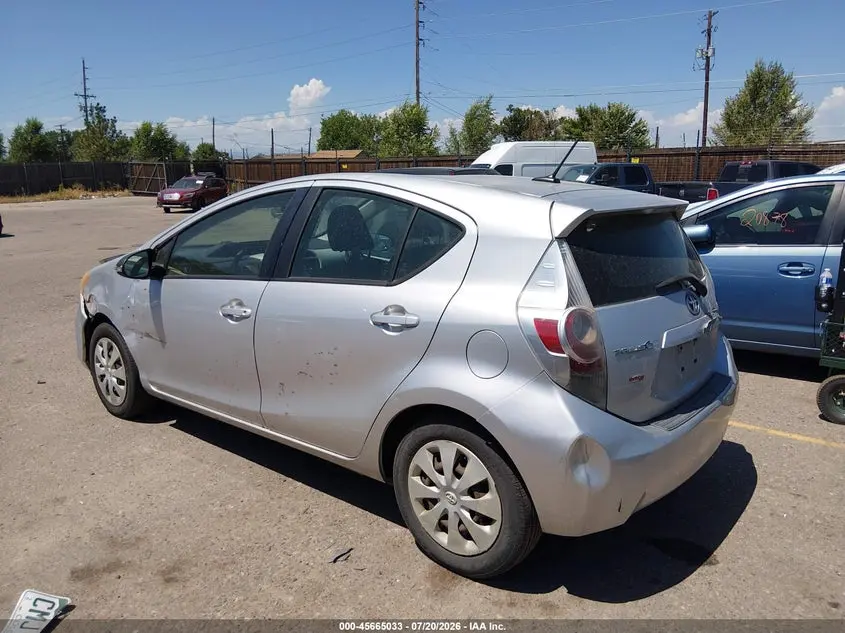 2012 TOYOTA PRIUS C THREE