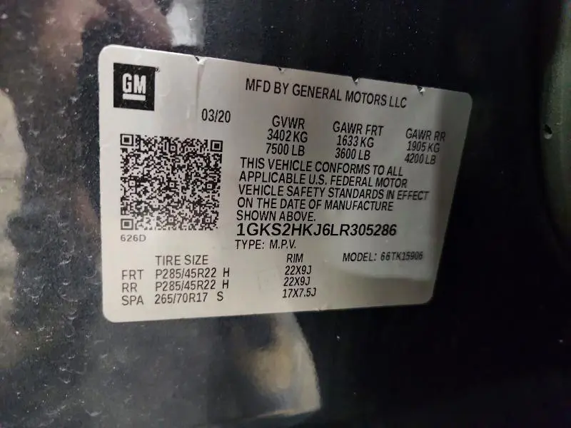 2020 GMC YUKON XL DENALI  