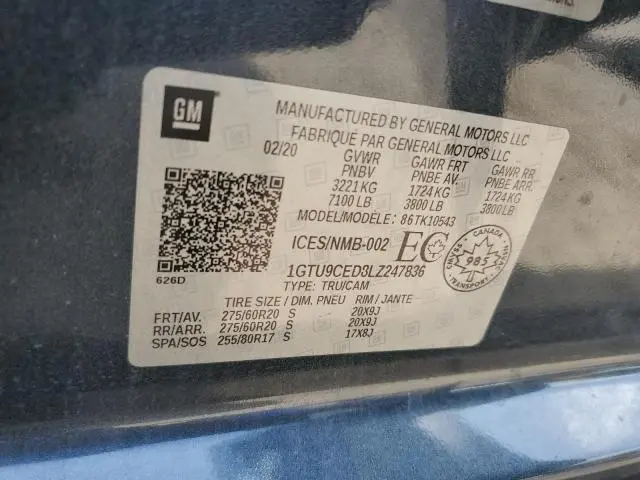 2020 GMC SIERRA K1500 ELEVATION  
