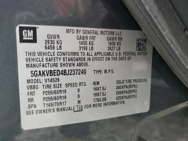 2011 BUICK ENCLAVE CXL  