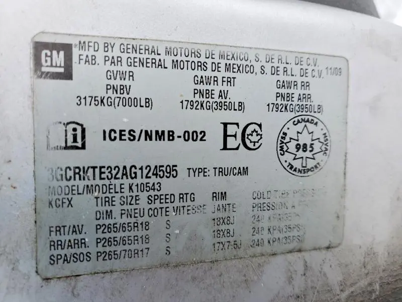 2010 CHEVROLET SILVERADO K1500 LTZ  