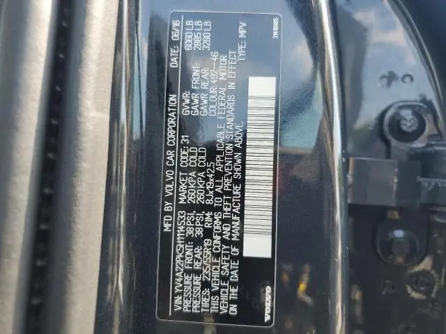 2017 VOLVO XC90 T6  