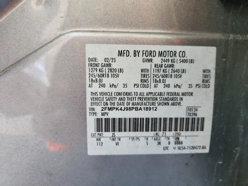 2023 FORD EDGE SEL  