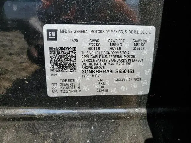 2020 CHEVROLET BLAZER 1LT  