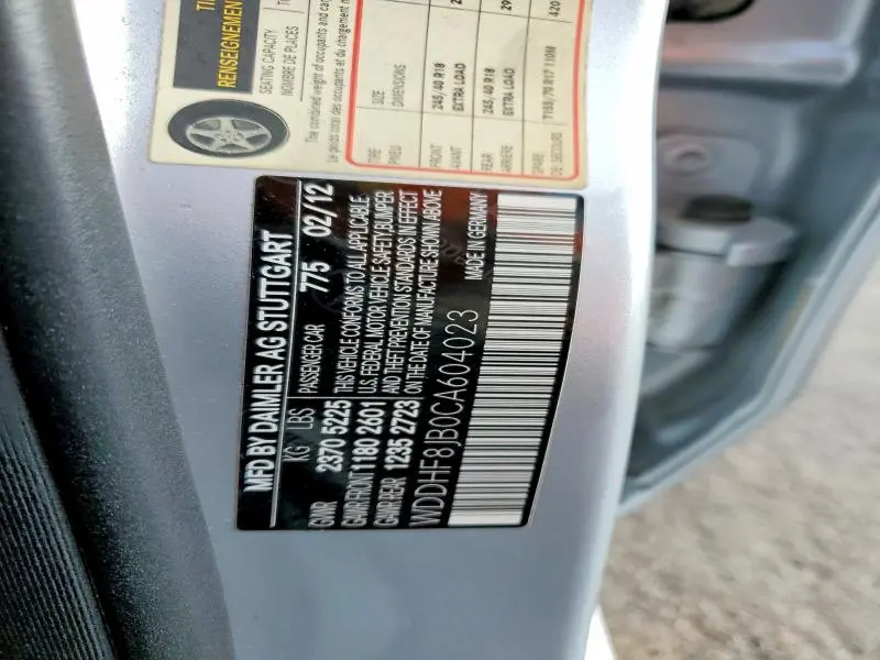 2012 MERCEDES-BENZ E 350 4MATIC  