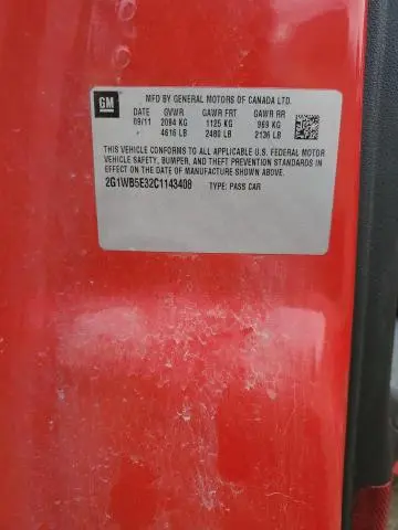 2012 CHEVROLET IMPALA LT  