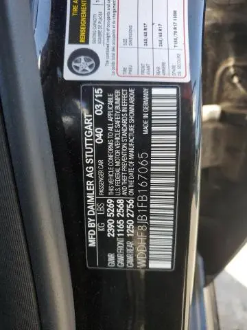 2015 MERCEDES-BENZ E 350 4MATIC  