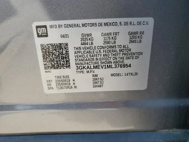 2021 GMC TERRAIN SLE  