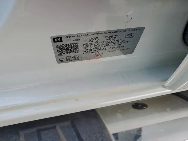 2018 CHEVROLET SILVERADO K1500 LT  