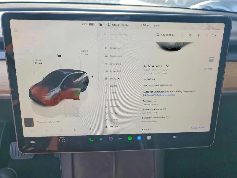 2022 TESLA MODEL Y   