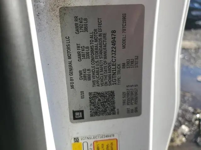 2018 GMC SIERRA C1500  