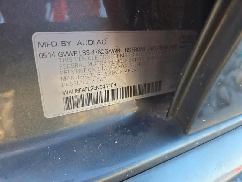 2014 AUDI A4 PREMIUM PLUS  
