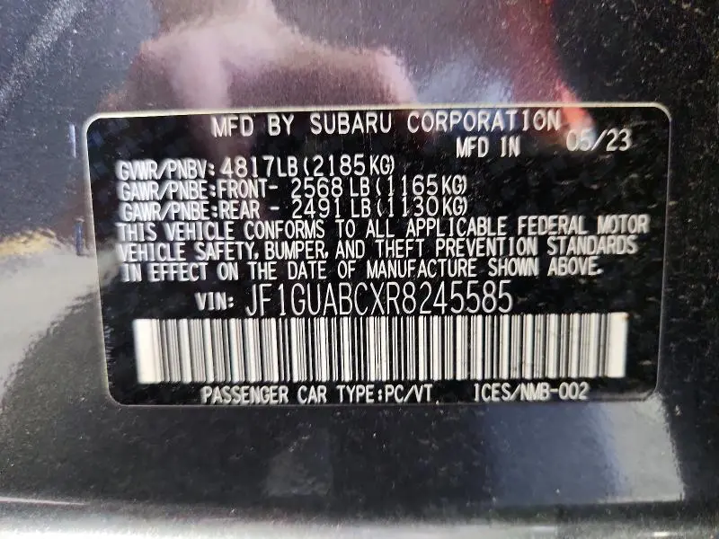 2024 SUBARU IMPREZA   