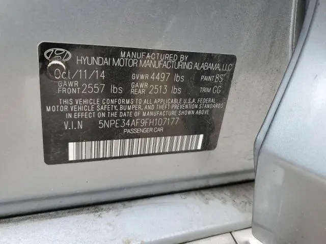 2015 HYUNDAI SONATA SPORT