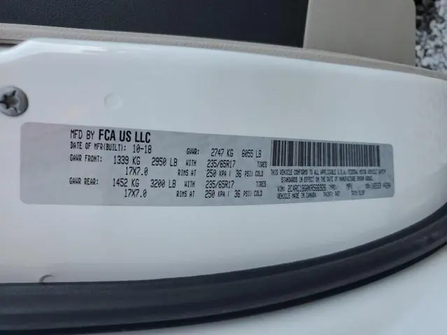 2019 CHRYSLER PACIFICA TOURING L  