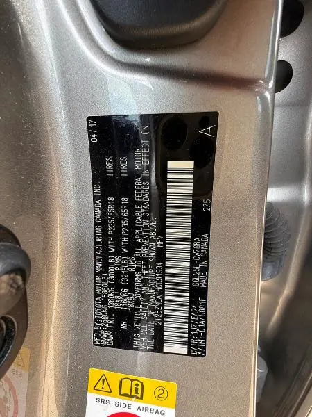 2017 LEXUS RX 350 BASE  