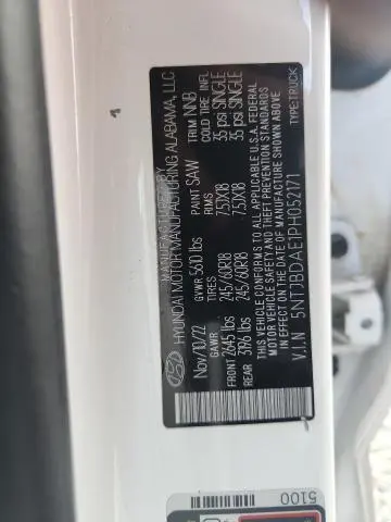 2023 HYUNDAI SANTA CRUZ SEL  