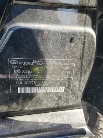 2017 HYUNDAI SONATA SE  