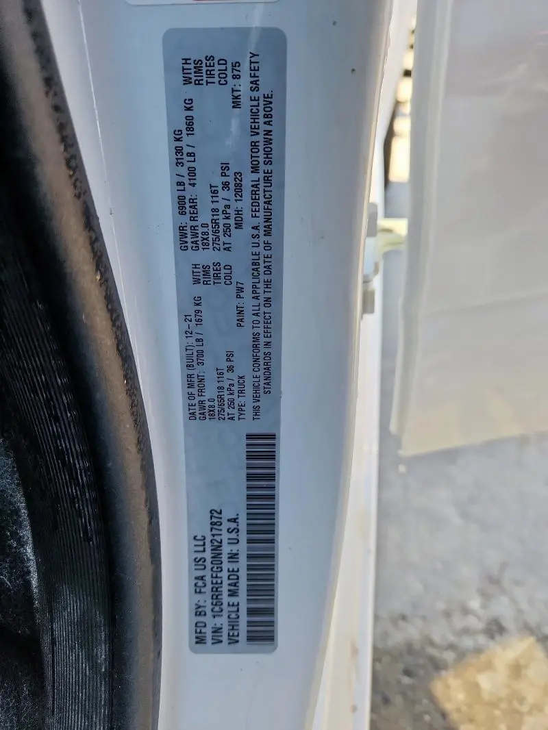 2022 RAM 1500 BIG HORN  