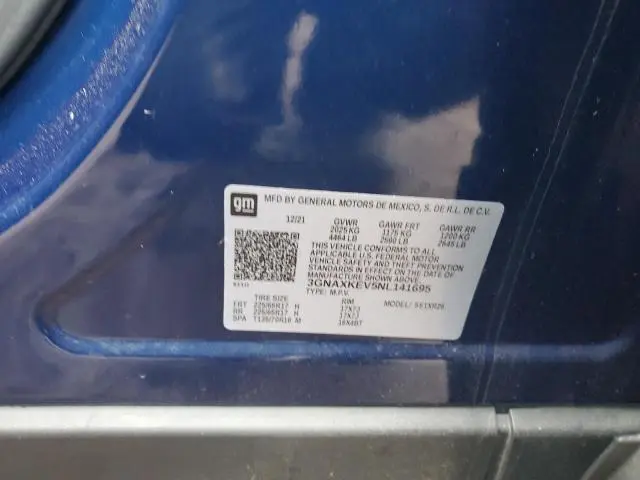 2022 CHEVROLET EQUINOX LT  