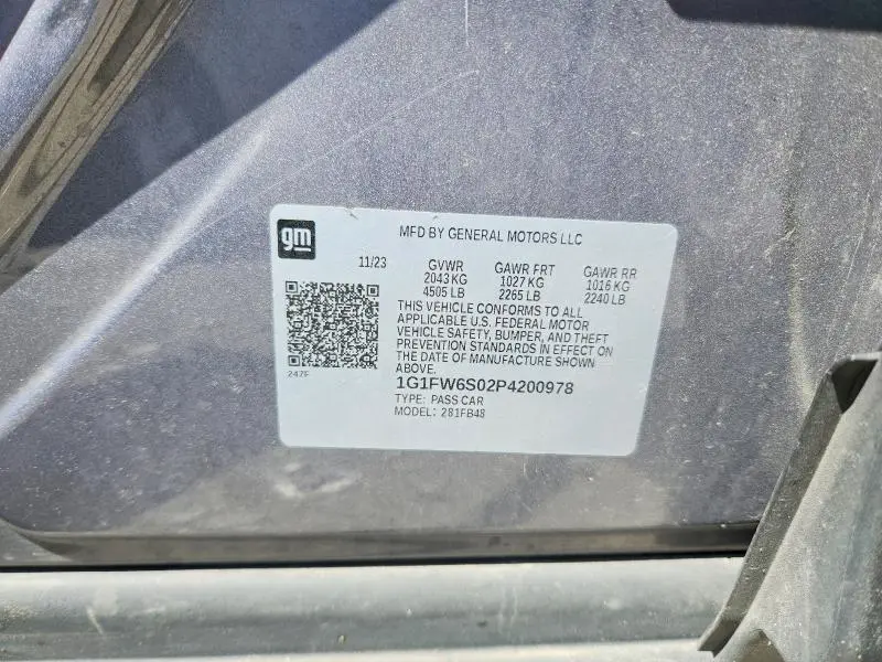 2023 CHEVROLET BOLT EV 1LT  
