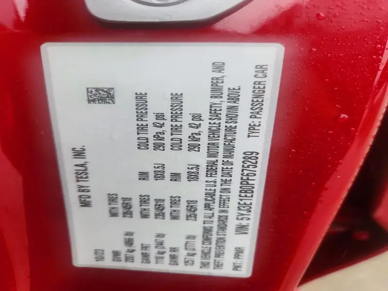 2023 TESLA MODEL 3   